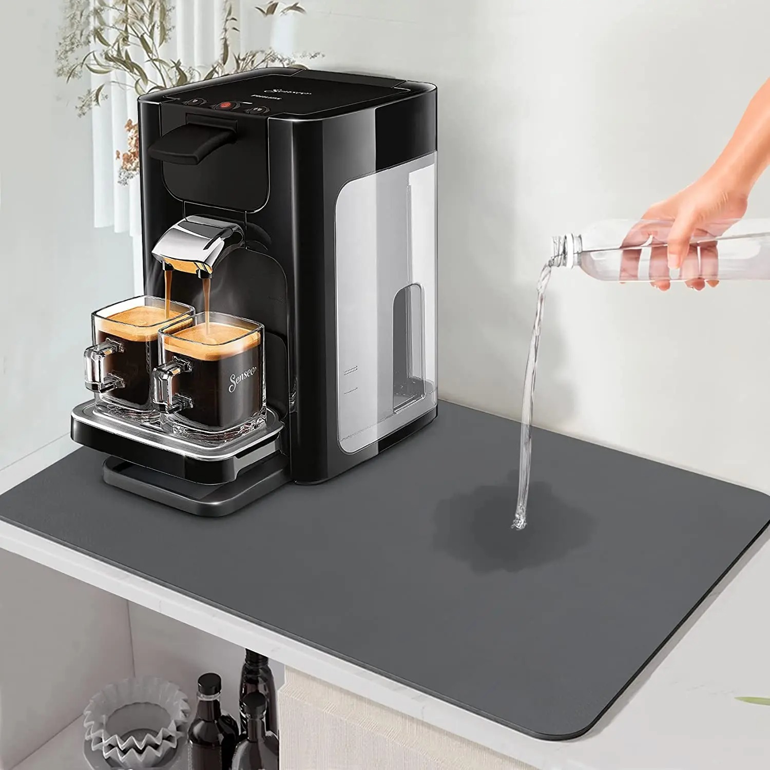 Kitchen Gadgets On Sale - Superabsorbierende Küchen-Tischunterlage Wasserdichte Abtropfmatte Wärmeisolierung Rutschfeste