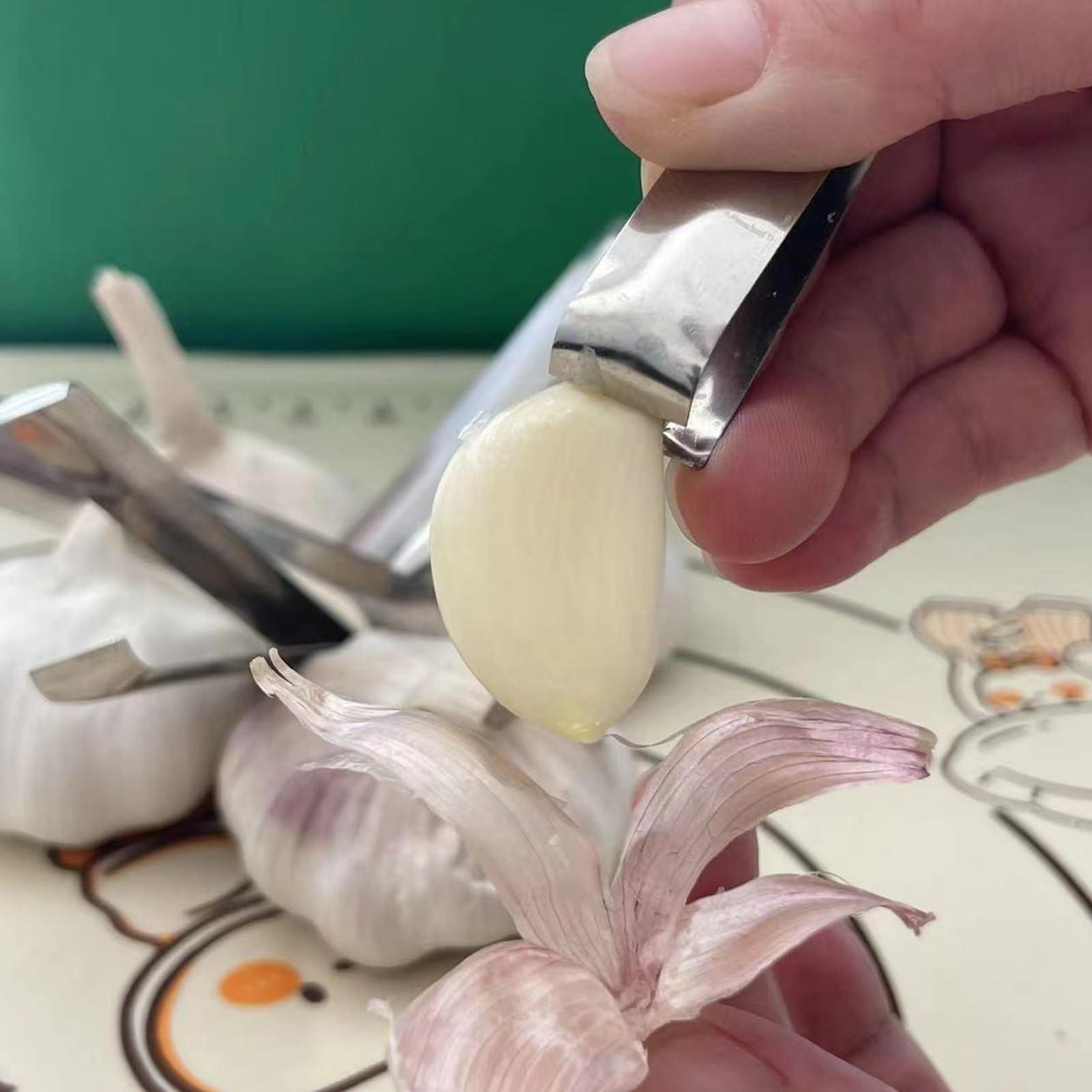 Kitchen Gadgets Gifts - 1-teiliges Küchen-Set mit Knoblauchschäler und Fischgrätenpinzette
