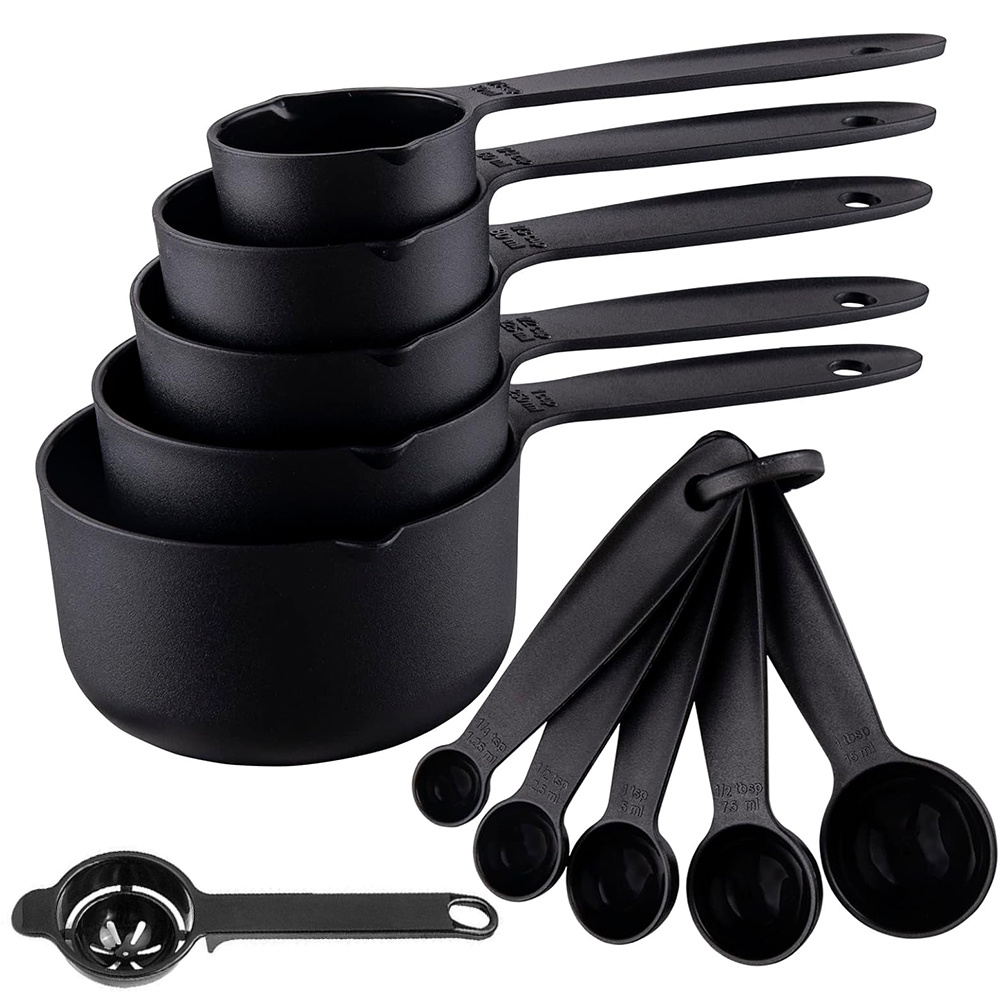 Kitchen Gadgets Gifts - 11-teiliges Set aus Kunststoff-Messbechern und Eigelb-Separator,