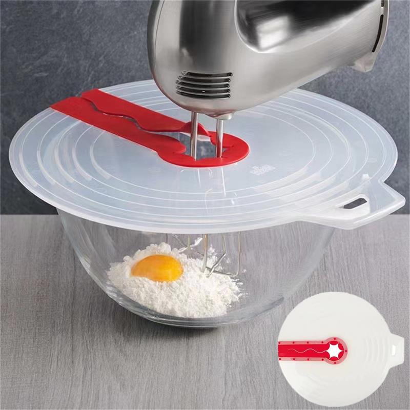 Kitchen Gadgets Blender - Beat Eggs Mixer-Abdeckung, Mixer-Spritzschutz, Schneebesen, Rührschüssel-Deckel,