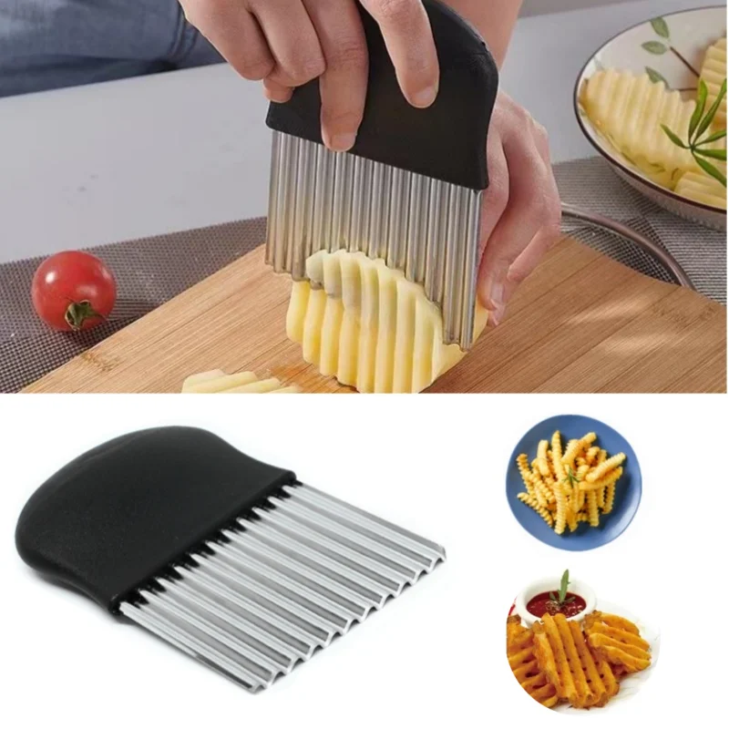 Kitchen Gadgets Luxury - Edelstahl Kartoffel chip Slicer Teig Gemüse