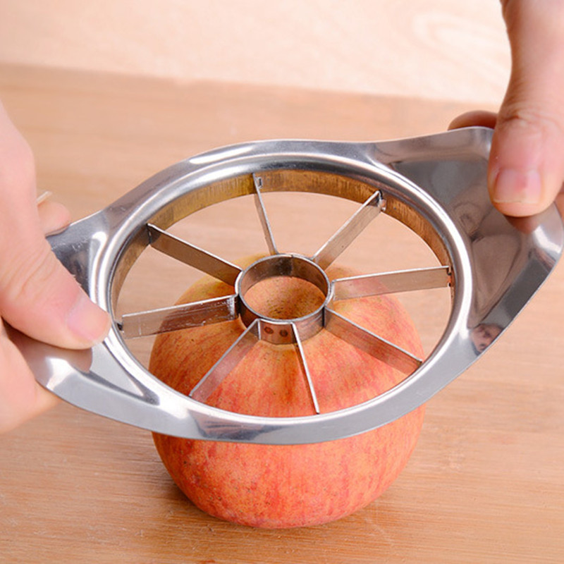 Apple Corer Slicer - Chopper Edelstahl Apfel Cutter Schneiden Corer