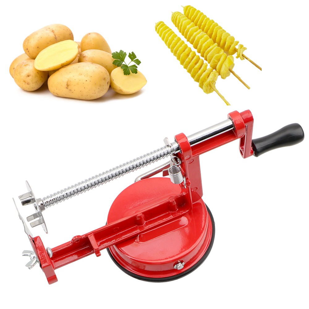 Apple Corer Slicer - Manuelle Spirale Französisch Braten Cutter Kochen