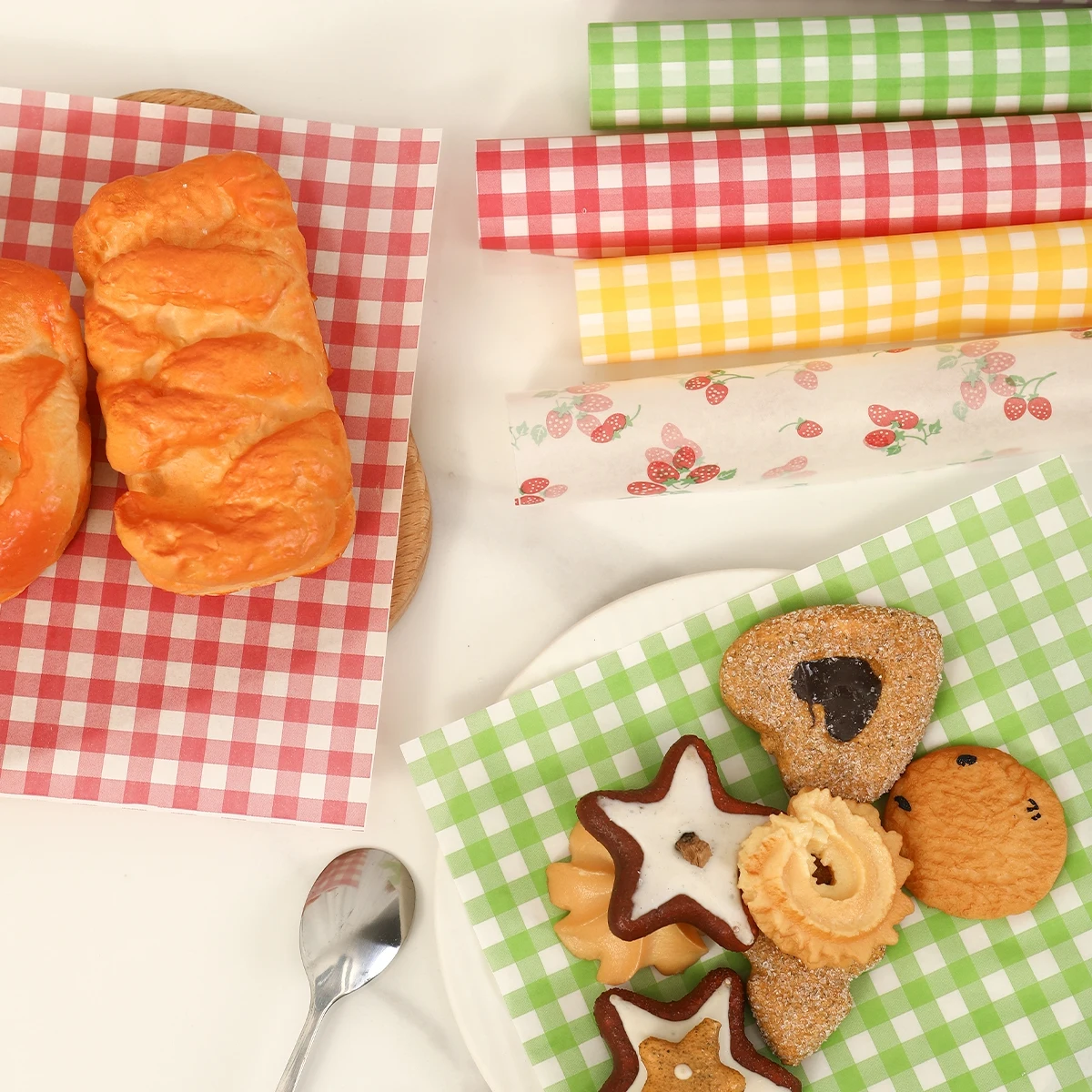 Kitchen Gadgets Gifts - 50 Stück ölbeständiges Geschenkpapier für Brot,