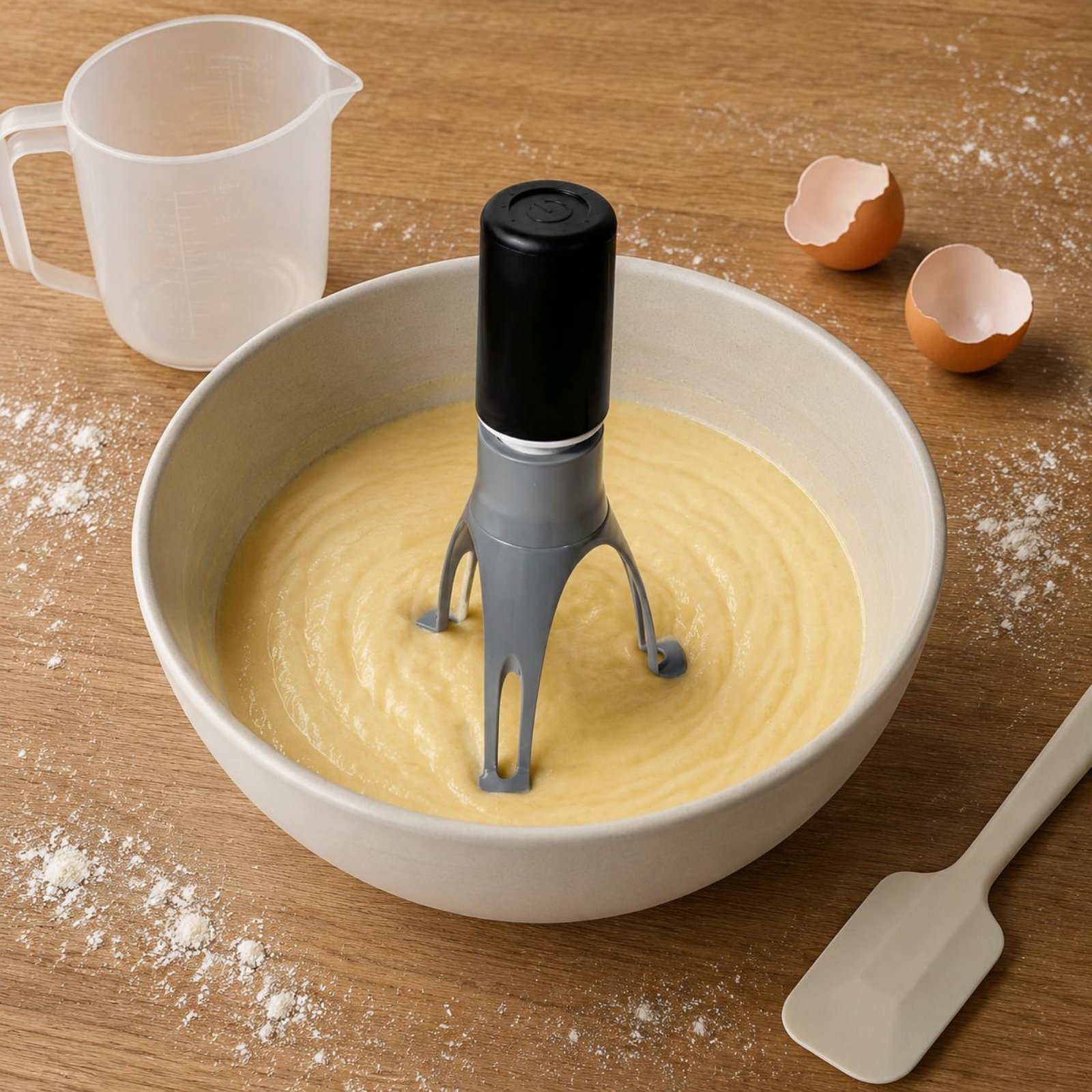 Kitchen Gadgets Blender - Automatischer Dreieck-Rührer - Elektrischer Freihand-Eierquirl &