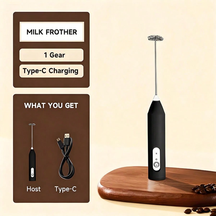 Kitchen Gadgets Best - 1er-Pack Handmixer, elektrischer Mixer, Eierschläger, Milchaufschäumer,