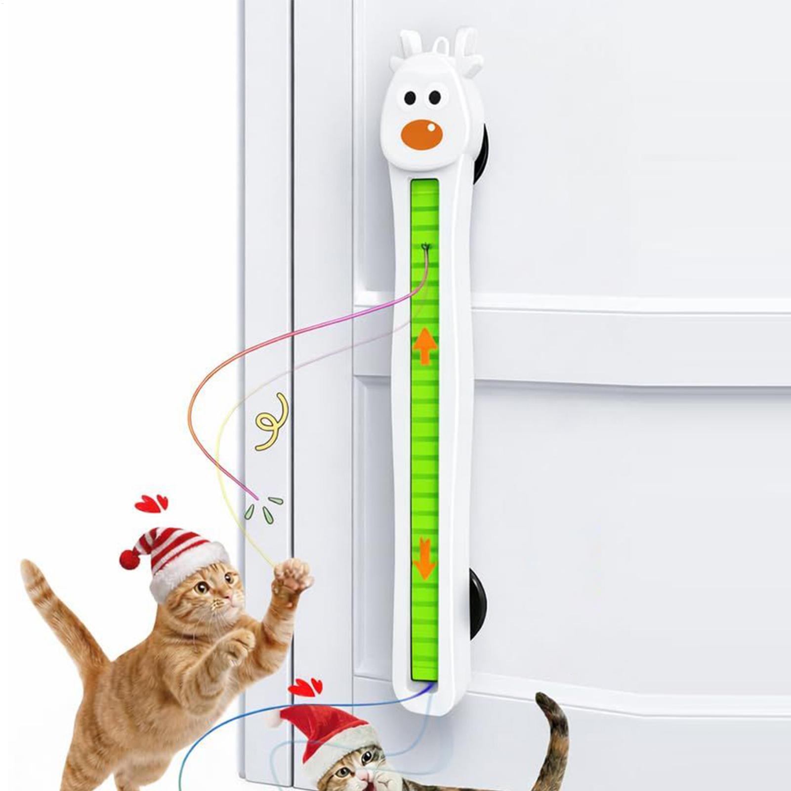 Kitchen Gadgets Electronic - Elektronisches Katzenspielzeug zur Wandmontage, Fliegendes Seil,