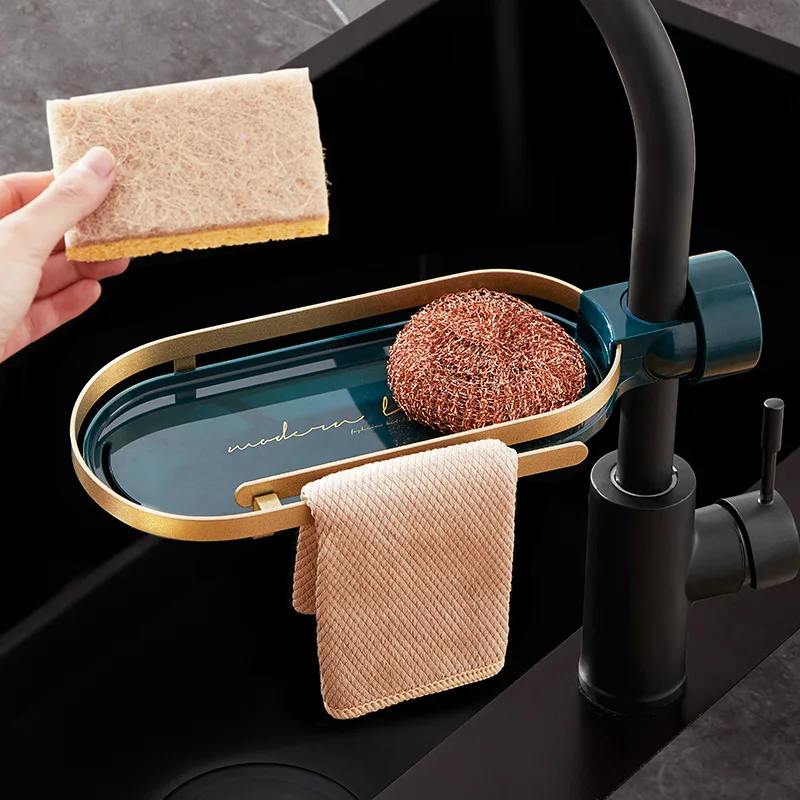 Kitchen Gadgets Luxury - Licht Luxus Wasserhahn Lagerung Rack Küche