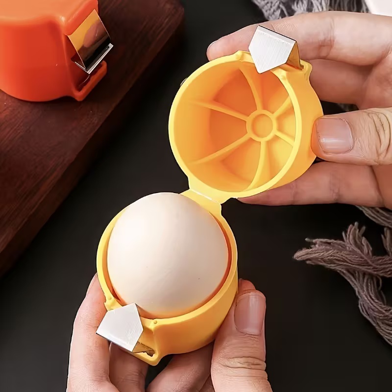 Egg Separator Tool - 2 Stück Eiertrenner und Schäler –