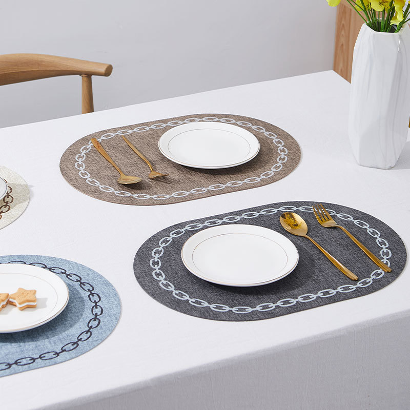 Ovales Tischset aus Kunstleder – Kitchen Gadgets Luxury Bewertung und Preis