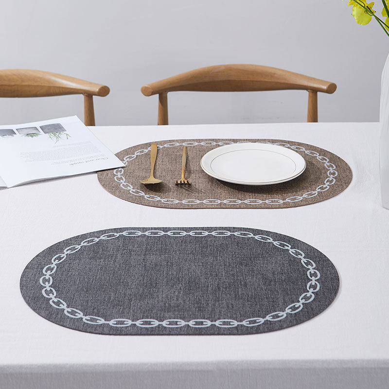Ovales Tischset aus Kunstleder – Kitchen Gadgets Luxury Bewertung und Preis
