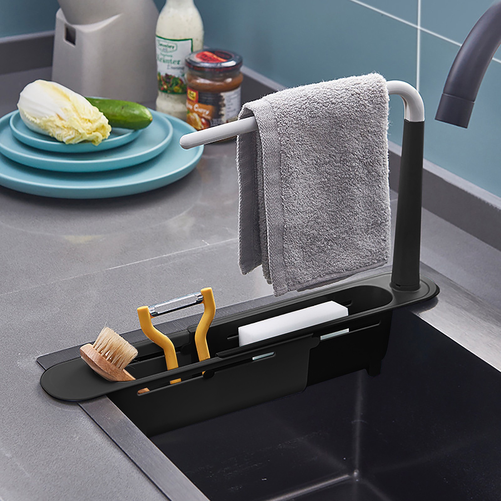 Teleskop Spüle Regal Abtropffl – Kitchen Gadgets List Bewertung und Preis