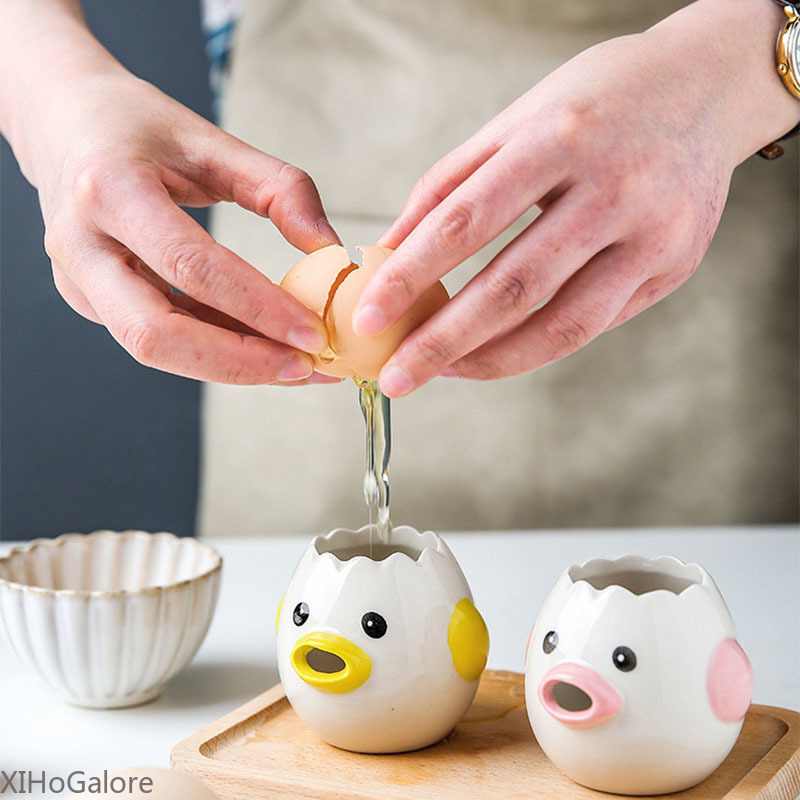 Cartoonförmiger Keramik-Eiweiß – Egg Separator Tool Bewertung und Preis