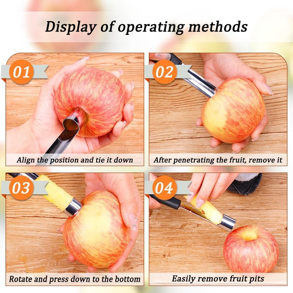 Apfel-Cupcake-Entkerner, Obst- – Apple Corer Slicer Bewertung und Preis