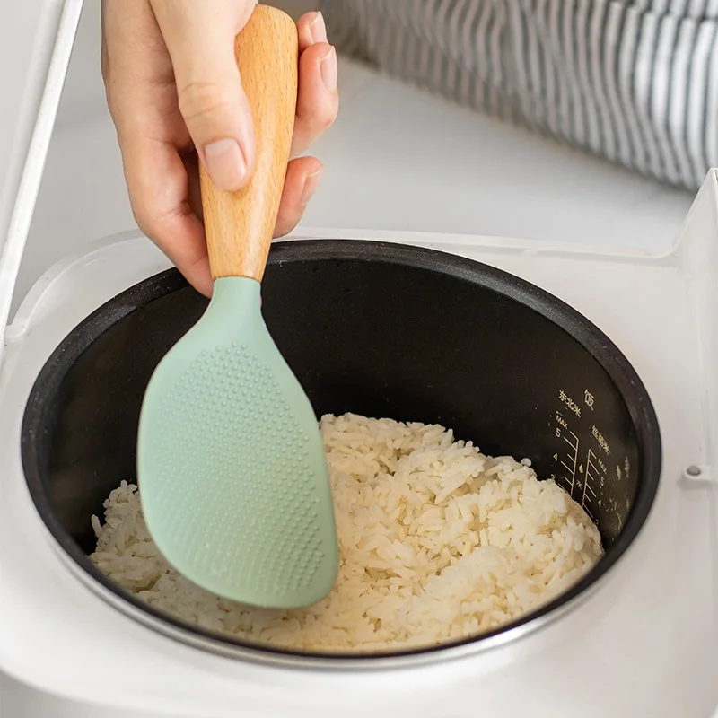 Hängender Silikon-Reislöffel,  – Kitchen Gadgets On Sale Bewertung und Preis