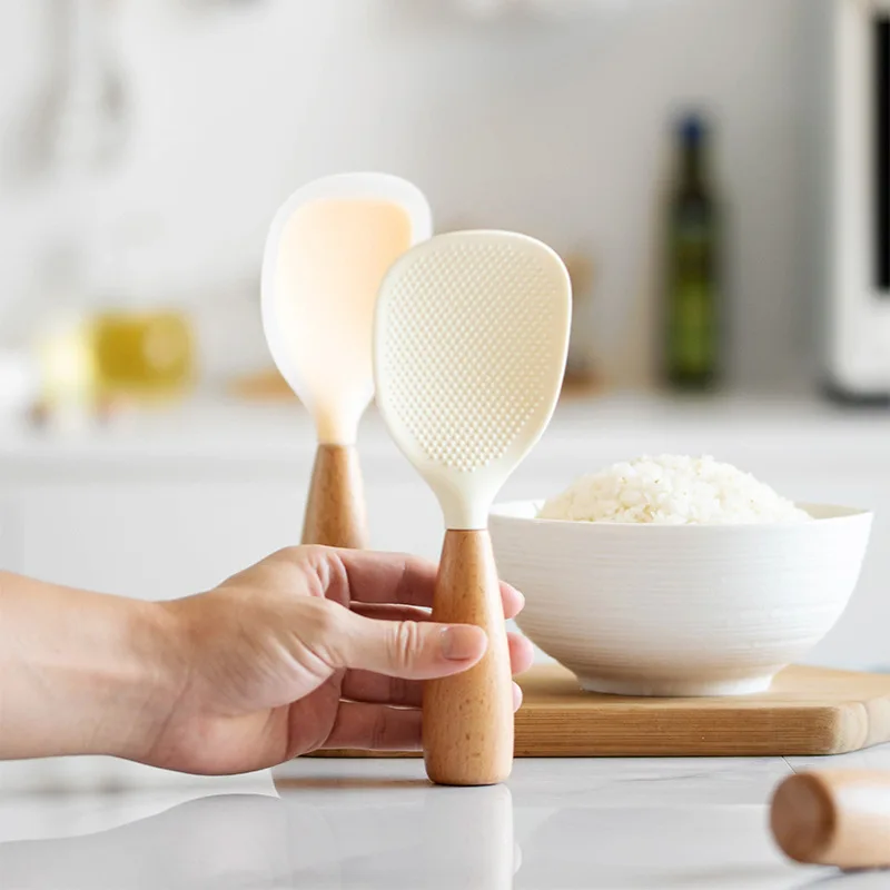 Hängender Silikon-Reislöffel,  – Kitchen Gadgets On Sale Bewertung und Preis