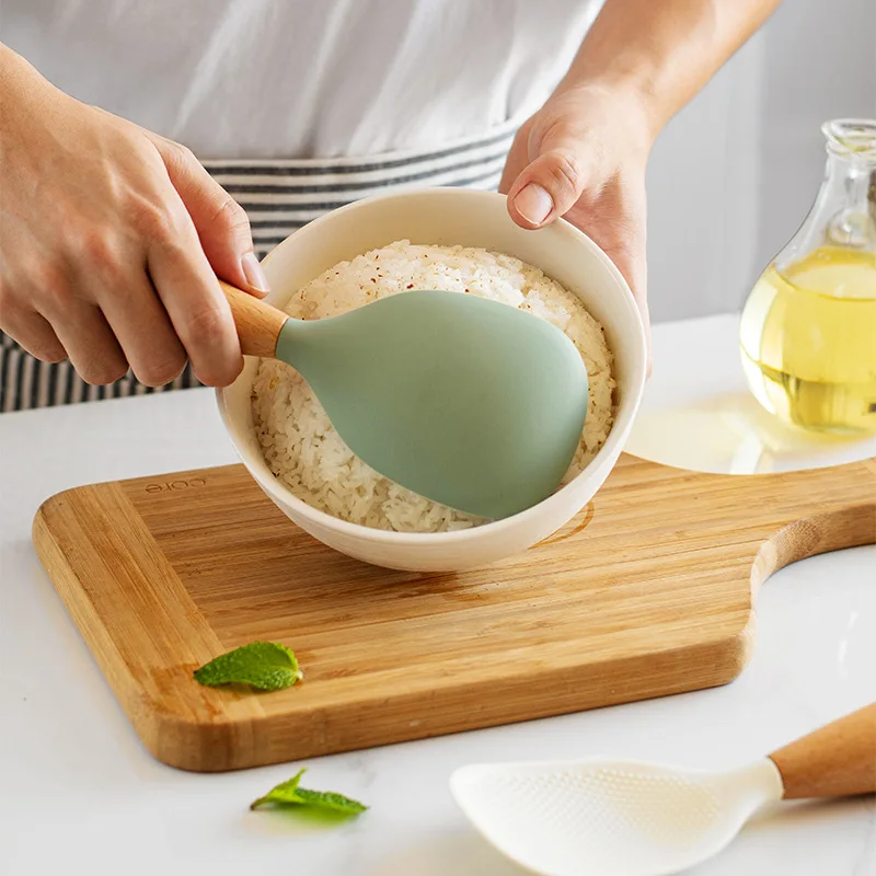 Hängender Silikon-Reislöffel,  – Kitchen Gadgets On Sale Bewertung und Preis