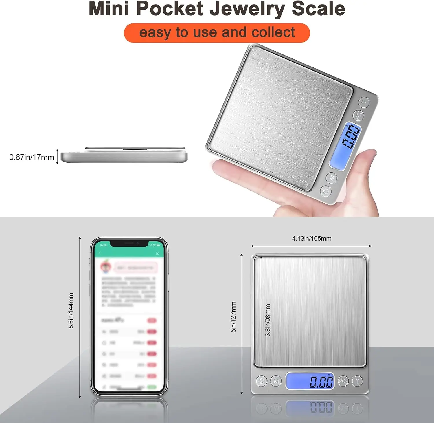 Digitale LCD-Schmuckwaage, 3 k – Kitchen Gadgets Electronic Bewertung und Preis